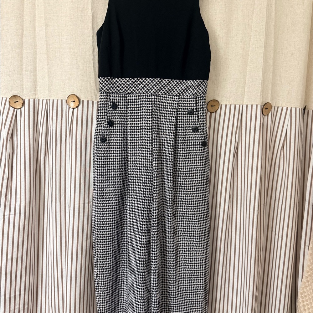 Dressbarn Elegant Black & White Jumpsuit
